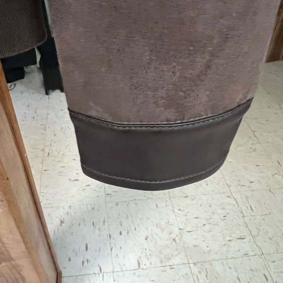 F Collection Sz. L Men's Italian Faux Suede & Leather Jacket  (never worn). - Picture 4 of 15